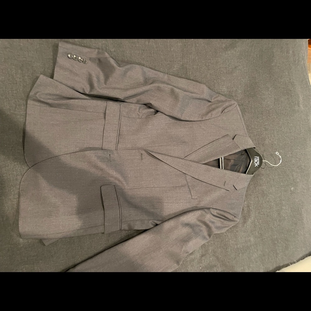 Hugo Boss suit grey 42l waist 35w